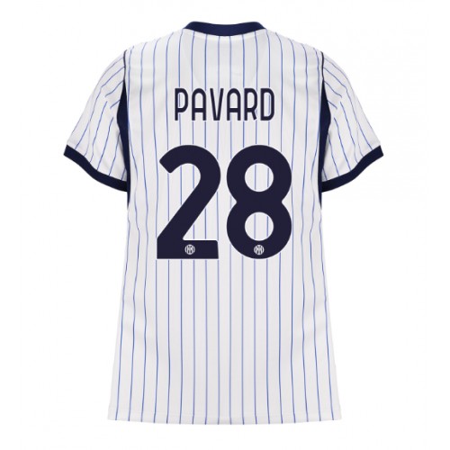 Inter Milan Benjamin Pavard #28 Udebanetrøje Dame 2026-27 Kortærmet